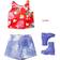 Barbie Fashions Complete Look Floral Blouse with ruffles & Shorts