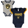 Outerstuff Milwaukee Brewers Scream & Shout Bodysuit 2-Pack - Navy/Heathered Gray