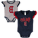 Outerstuff Red Sox Scream & Shout Bodysuit 2-Pack - Navy/Heathered Gray