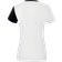 Erima 5-C T-shirt Women - White/Black/Dark Grey