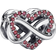 Pandora Family Infinity Heart Charm - Silver/Red