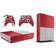 giZmoZ n gadgetZ Xbox One S Console Skin Decal Sticker + 2 Controller Skins - Carbon Red