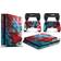 giZmoZ n gadgetZ PS4 Slim Console Skin Decal Sticker + 2 Controller Skins - Colour Explosion