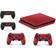 giZmoZ n gadgetZ PS4 Slim Console Skin Decal Sticker + 2 Controller Skins - Carbon Red