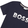HUGO BOSS Manches Courtes T-shirt - Bleu Cargo (J25M00-849)