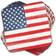 Pimpernel American Flag Coaster 6pcs