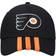adidas Philadelphia Flyers Locker Room Three Stripe Adjustable Hat - Black
