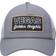 adidas Vegas Golden Knights Locker Room Foam Trucker Snapback Hat - Gray/White