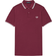 Fred Perry Twin Tipped Polo Shirt - Burgundy