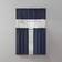 No. 918 Martine Microfiber Semi Sheer Kitchen Curtain Valance & Tiers 137.16x114.3cm