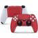 giZmoZ n gadgetZ PS5 2 x Controller Skins Full Wrap Vinyl Sticker - Carbon Red