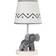 Lambs & Ivy Me & Mama Elephant Nursery Lamp with Shade & Bulb Table Lamp