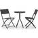Be Basic 318765 Bistro Set, 1 Table incl. 2 Chairs