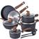 Kitchen Academy Induction Cookware Set with lid 12 Parts
