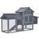 Pawhut 59" Small Wooden Chicken Coop Hen House Poultry Cage