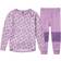 Helly Hansen Kid's Graphic Lifa Merino Base Layer Set - Wisteria Purple (48175-681)