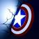 Paladone Marvel 3D LED Light Captain America Shield Wall Lamp