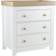 CuddleCo Kid's Changing Table & 3 Drawer Dresser - White