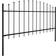 vidaXL Garden Fence with Spear Top 340x75cm