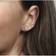Pandora Rectangular Sparkling Halo Stud Earrings - Silver/Transparent