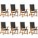 vidaXL 3120456 8-pack Garden Dining Chair