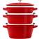 Staub - Cookware Set with lid 3 Parts