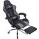 Neo Leather Gaming Racing Recliner Chair With Footrest - Grey