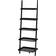 Charles Bentley Tall Wooden 5 Rung Storage Ladder Black
