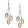 Fossil Classics Earrings - Silver/Gold/Rose Gold/Transparent