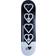 Heart Supply Skateboard Deck Heimana Reynolds Pro (Peace) Black/White 8.25"