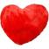 MikaMax Warming Heart Pillow Complete Decoration Pillows Red (20x26cm)