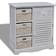 vidaXL Chest with Baskets Storage Cabinet 60x63cm