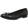 Clarks Girl's Scala Bloom School Shoes - Black Leather