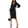 boohoo Tall Recycled Off The Shoulder Midi Dress - Black