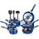 NutriChef Stylish Cookware Set with lid 13 Parts