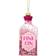 Sass & Belle Christmas Cheer Pink Gin Shaped Bauble Christmas Tree Ornament 9.5cm