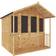 Mercia Garden Products Traditional Double Door Summerhouse including Veranda with Assembly (Building Area )