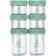 Sage Spoonfuls Leak Proof Glass Baby Food Containers 6-pack