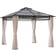 OutSunny Double Roof Hard Top Gazebo 3x3 m