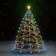 vidaXL Power Grid Christmas Tree Light 180 Lamps