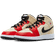 Nike Air Jordan 1 Mid SS GS - Muslin/Black/White/Chile Red