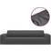 vidaXL 4-Seater Stretch Loose Sofa Cover Grey, Beige, Black, White