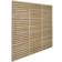 Forest Garden Contemporary Double Slatted Fence Panel 180x180cm