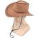 Bristol Novelty Cowboy Stitched Hat Brown