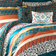 Lush Decor Bohemian Bedspread Turquoise, Orange (233.7x228.6cm)