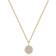Ania Haie Glam Disc Pendant Necklace - Gold/Transparent