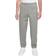Nike Solo Swoosh Fleece Trousers - Dark Grey Heather/White