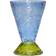 Hübsch Abyss Blue/Olive Green Vase 29cm