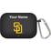 Artinian San Diego Padres Personalized Silicone AirPods Pro Case