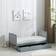 MCC Direct Grey Wooden Baby Cot Bed & Rollaway Drawer & Aloe Vera Water Repellent Mattress 26x48"
